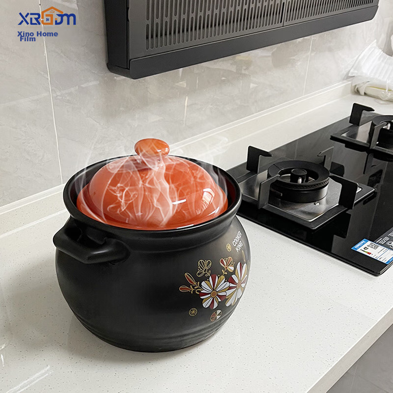 Защитная пленка Xiruo для кухонной столешницы, самоклеящаяся, прозрачная, маслостойкая, термостойкая, для плиты, 75x600 см
