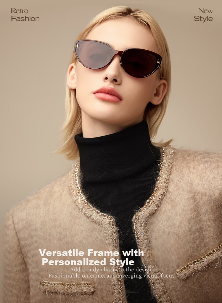 BOLON Sunglasses, Yang Zi's Style, Large Frame, UV Protection, Driving Sunglasses for Women, Trendy, BL5085A22 1