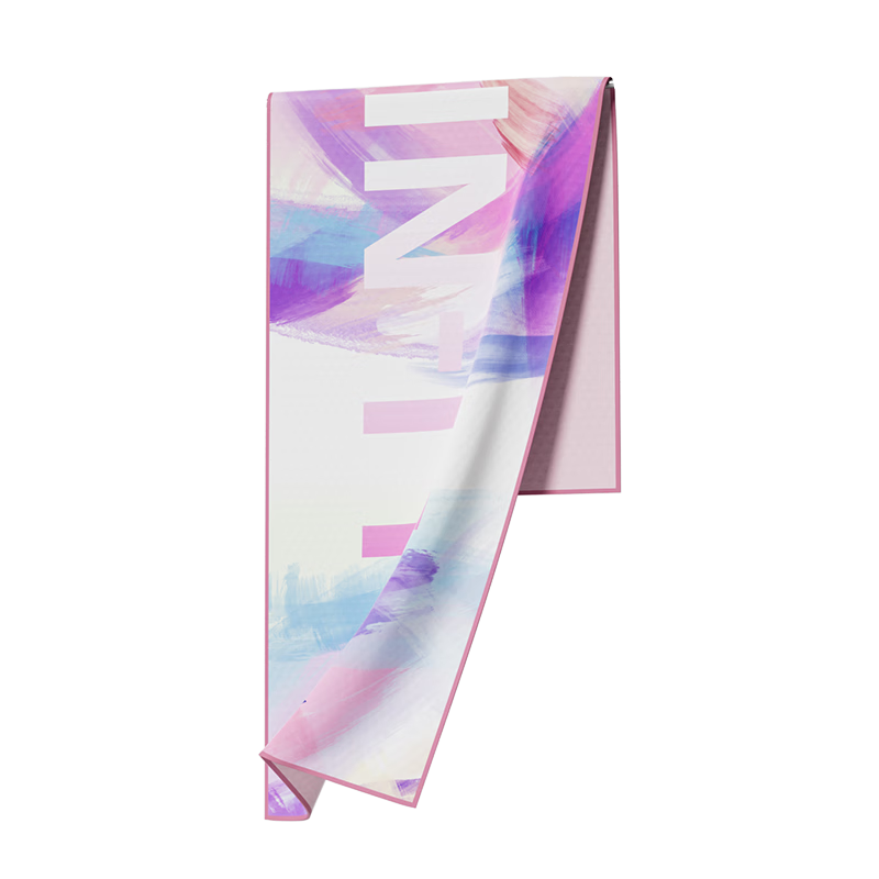 Li-Ning Printed Cooling Towel for Men And Women, Badminton Fitness Sports Quick-Dry Towel, Running Cooling Sweat-Absorbing Towel 8232 Pink