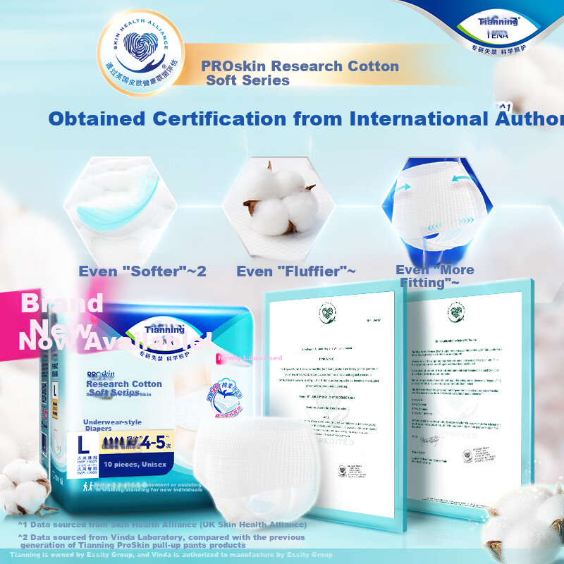 Подгузники для взрослых TENA ProSkin L, 60 шт.