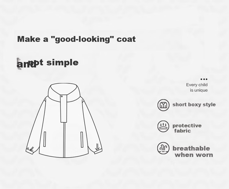BALABALA Children's Outerwear, Boys And Girls Jacket, Spring 2025 Protective Coat [Same As In-Store], 202125105204 2