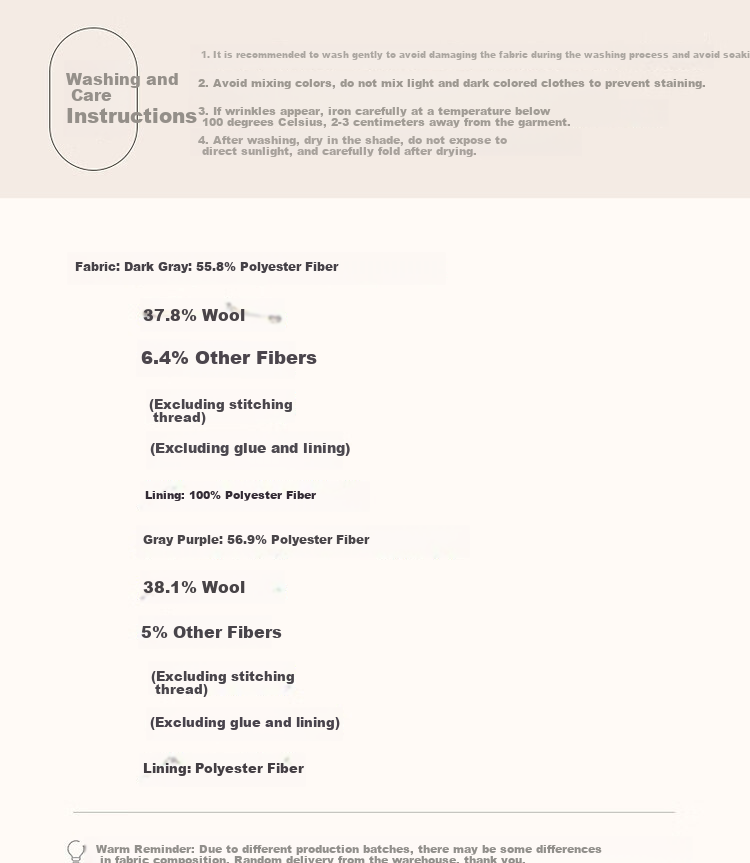 Dme [Low Saturation Office Wear] Winter Elegant Business Commute Wool Blend Warm Blazer Jacket for Women, Short Style 8