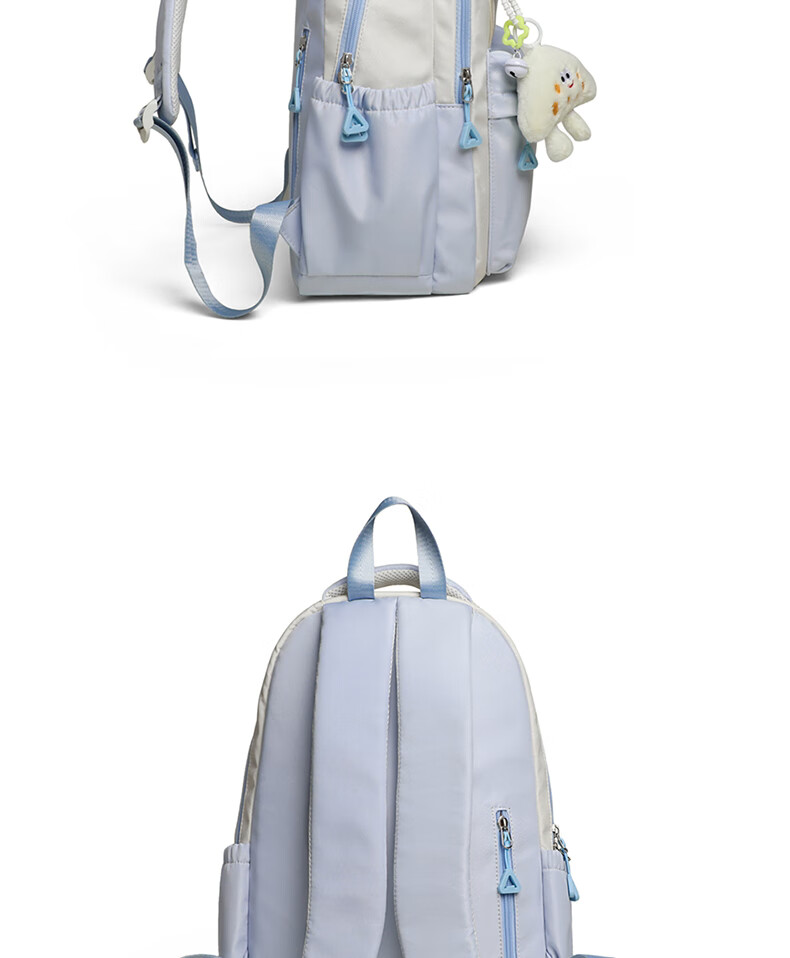 C.BANNER Large Capacity Backpack for Elementary, High School, and College Girls, Practical Portable Laptop Bag, Simple Commuter Shoulder Bag 10