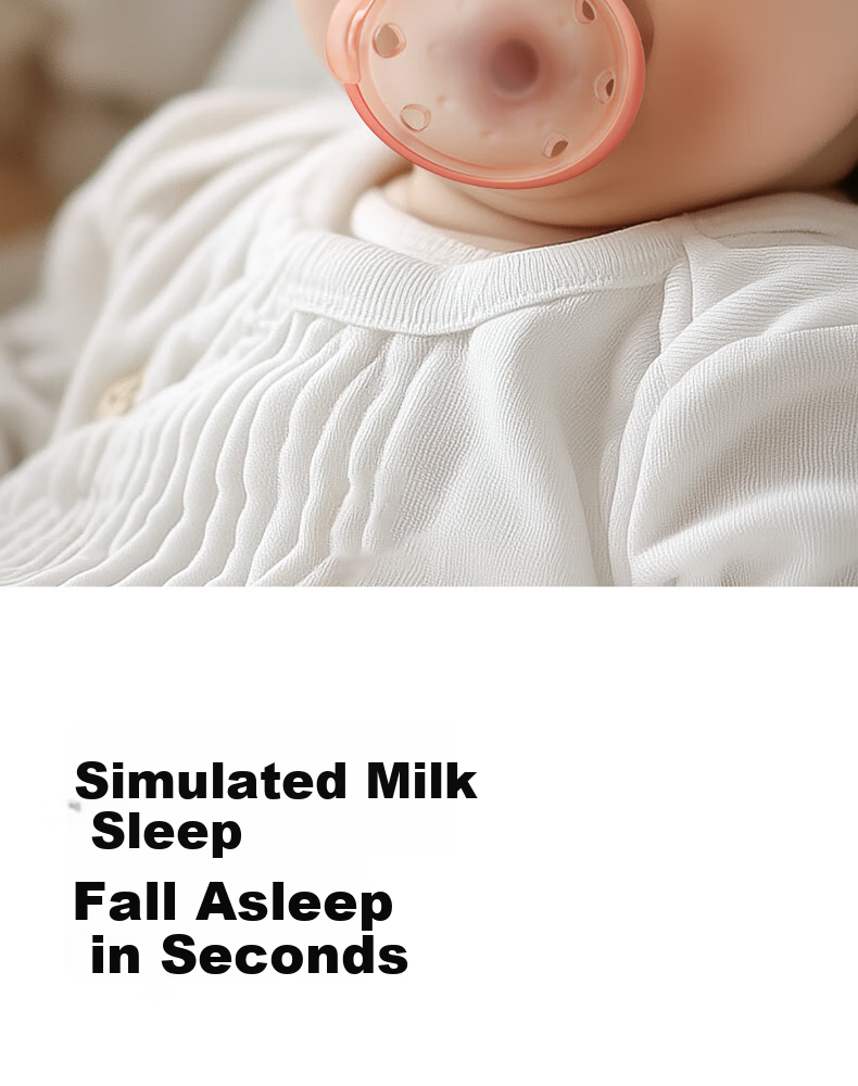 Garkoko Breast Milk Pacifier for 1-6 Months, Anti-Colic, Newborn Baby Soothing Pacifier, Prevents Open Mouth, Ultra-Light 5
