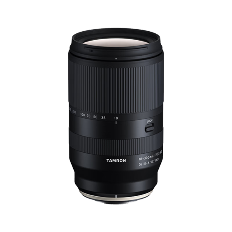 Tamron 18-300mm F/3.5-6.3 Di III-A VC VXD Anti-Shake Telephoto Zoom Mirrorless Lens for Travel (Fujifilm X-Mount), Filter Kit