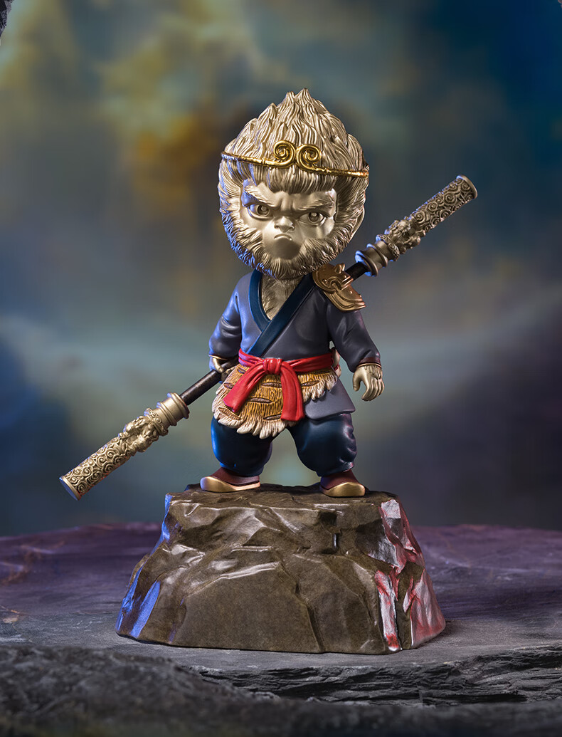 Master Tong "Wukong the Peerless Hero (Cute Version)" New Monkey King Copper Figurine Valentine's Day Gift 5