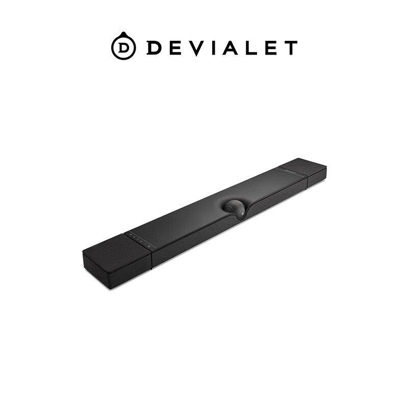 Diwalei DEVIALET Dione Soundbar Speaker System, Dolby Atmos Home Theater Living Room TV Audio, Black, 101dB, Long Bar Speaker