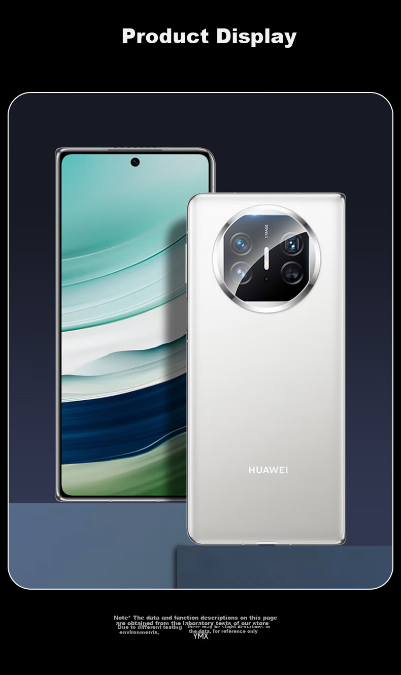 KOOLIFE [Two Pieces], Suitable for Huawei MateX6 Lens Film, Huawei MateX6 Rear Camera Protective Film, AR Anti-Glare Ultra-Thin High-Definition Wear-Resistant Anti-Scratch Dust-Proof Film 7