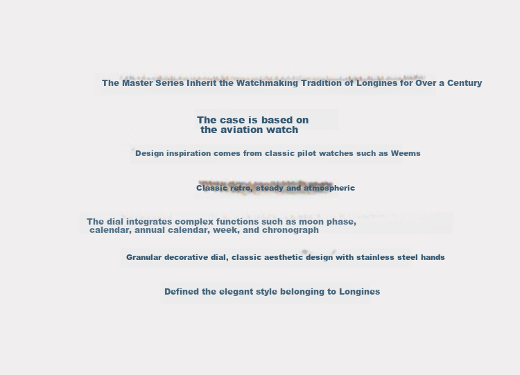LONGINES Swiss Watch, Master Collection Moonphase Wristwatch, Men's Steel Strap Mechanical Watch L29194786 2