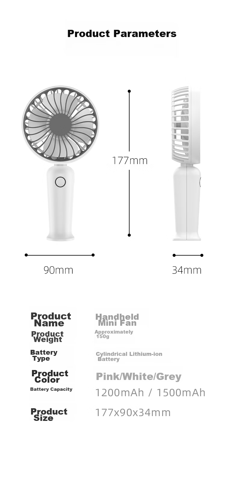 KALAIAO [Violent Wind/Ice Compress] Handheld Small Fan Neck Hanging Portable Foldable High-Speed Turbo Semiconductor Cooling Fan Outdoor Dorm Office Desktop FC16 19
