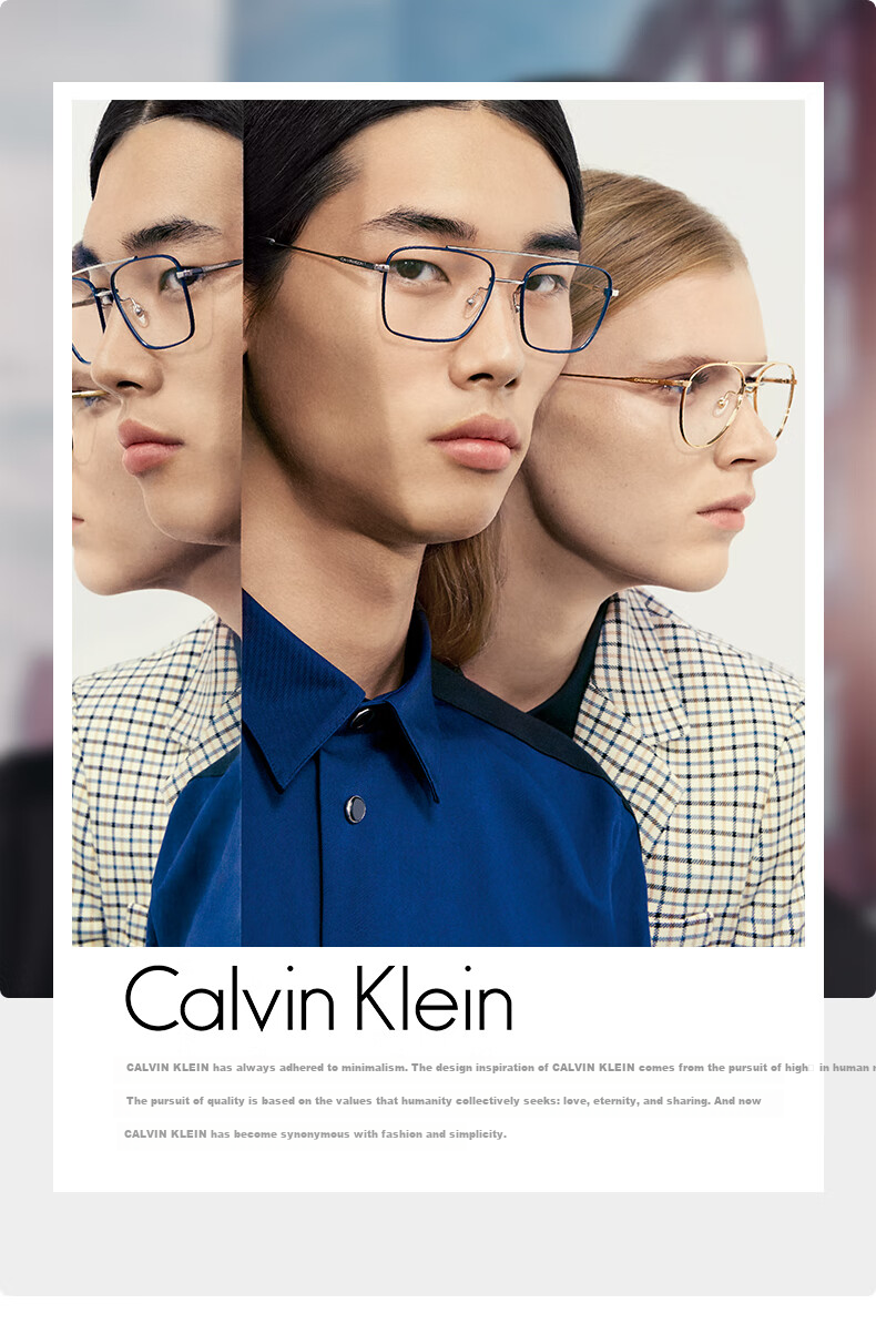 Calvin Klein Nearsighted Business Commute Casual Everyday Style Early Morning Men's And Women's Optical Glasses CK18123 001 1
