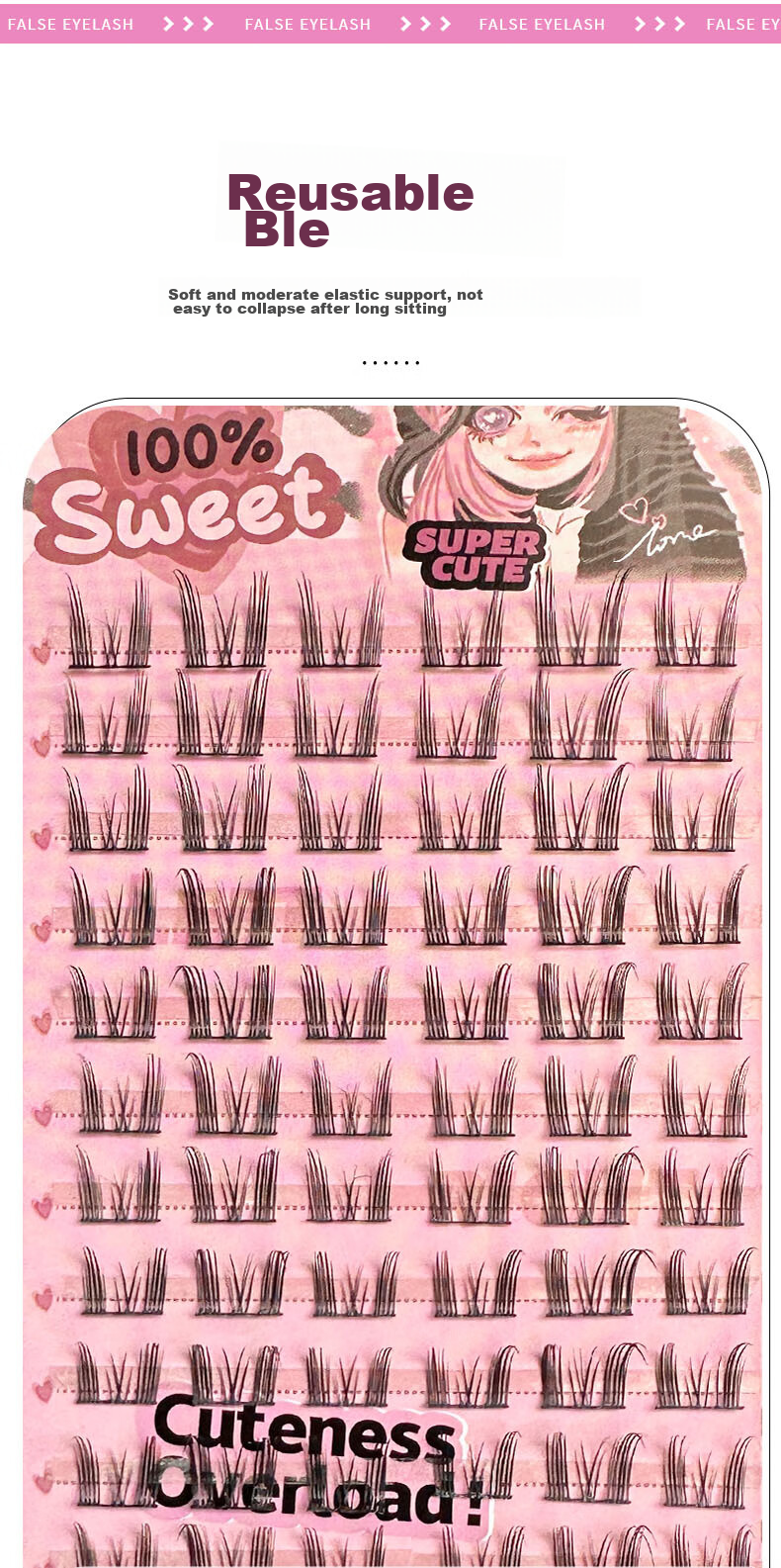 Lishu Gift, False Eyelash Tweezers, 1 Piece 4