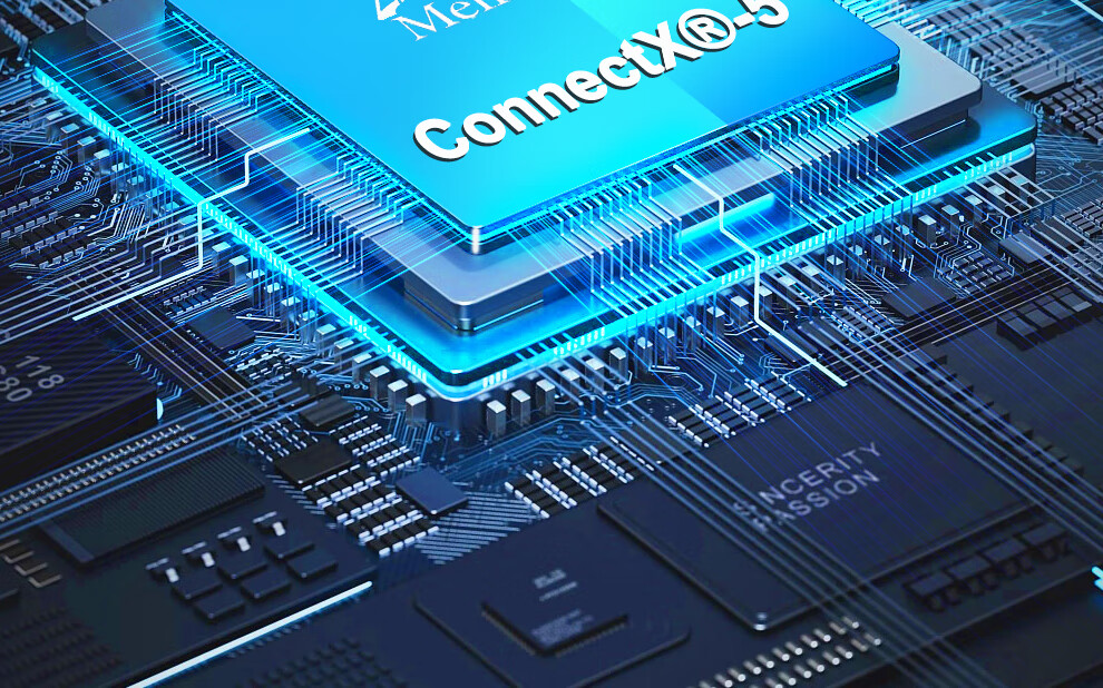 FLYBISH PCIe X8 25G Dual-Port Fiber Optic Mellanox ConnectX-5 Chip 25G Dual-Port Network Card Compatible with MCX512A-ACAT Supports RDMA Server Network Card 4
