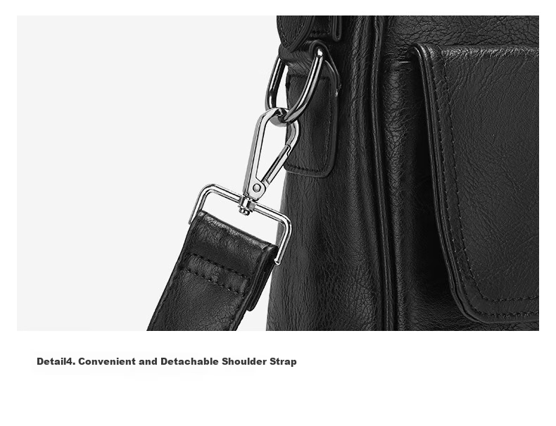 MARK FAIRWHALE Men's Official Briefcase, 14-Inch Laptop Handbag, Qixi Valentine's Day Gift for Boyfriend Or Husband 12