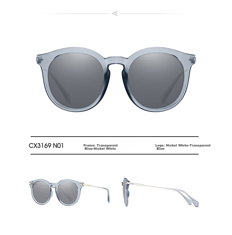 CAXMAN Sunglasses for Women, Large Cat-Eye Frame Polarized Sunglasses, UV Protection, Sun-Blocking, Fashionable Glasses for Driving And Car Use 8