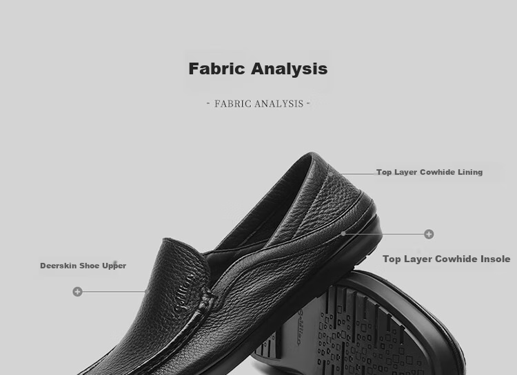 Goldlion Men's Loafers Casual Lightweight Dual-Wear Business Suede Shoes G559410402AAB Black Size 43 12