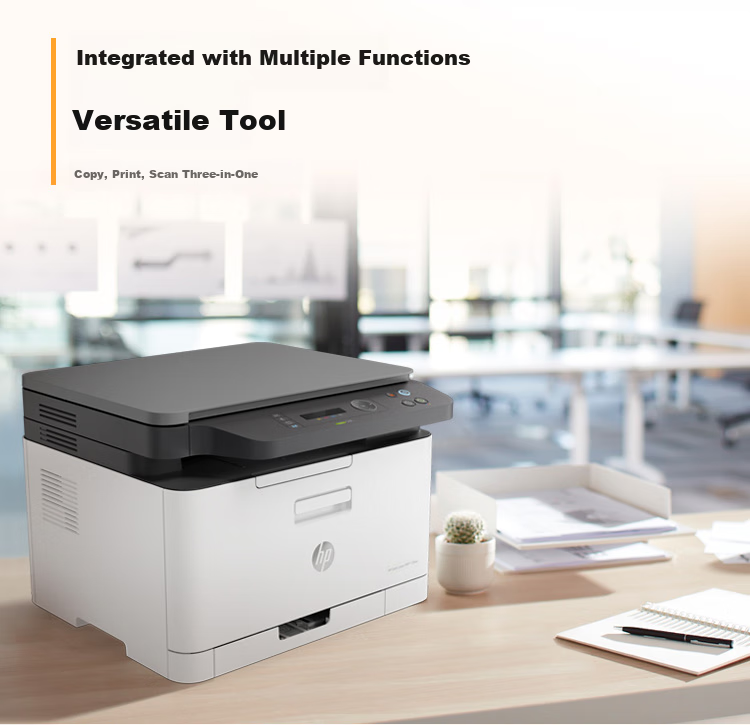 HP 178nw Color Laser Wireless Printer, All-In Printer with Print, Copy And Scan Functions, Wireless Home Three-In Multifunction Printer for Office Use 9