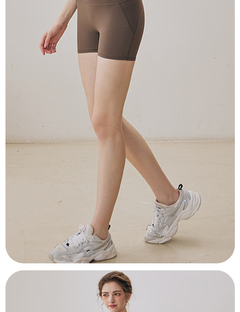 XUEXIMAN Women's Yoga Pants High-Waist Hip-Lifting Seamless One-Piece Sports Shorts Pilates Cycling Biker Shorts 13