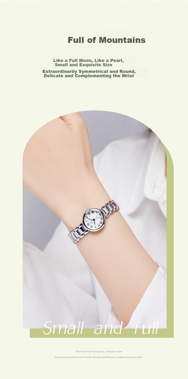 EBOHR Women's Watch, Kana Series, Gift for Girlfriend, Small Round Watch, Ladies Quartz Wristwatch, Birthday And Mid-Autumn Festival Gift, 51801426 3