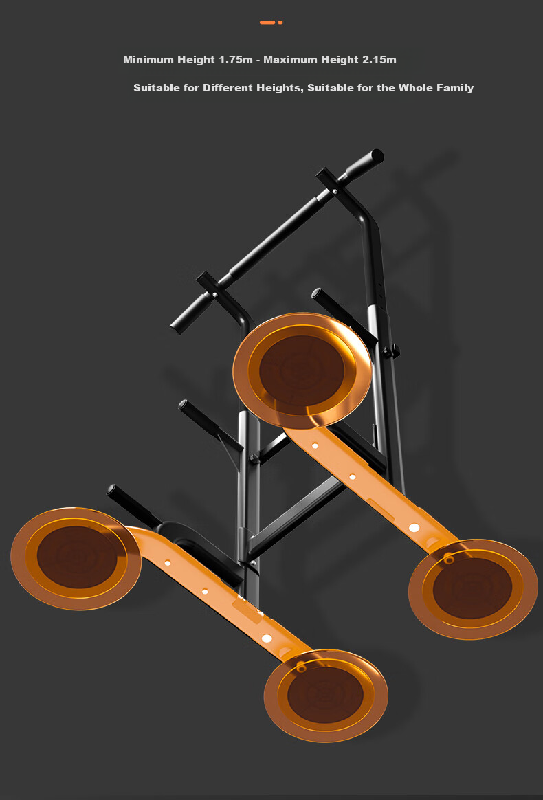 HOT KNEE Pull-Up Bar Home Indoor Fitness Equipment Multi-Functional Floor-Standing Parallel Bars Training Machine 11