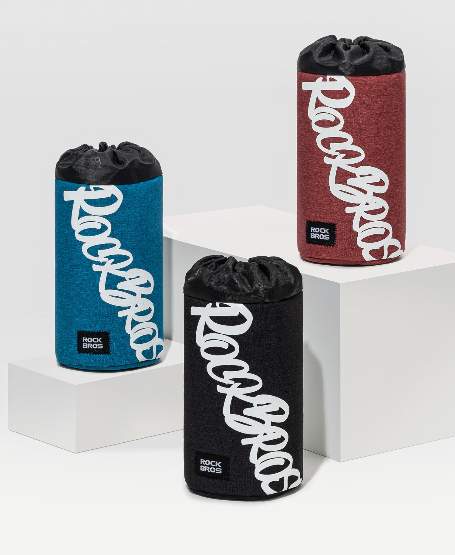ROCKBROS Bicycle Bottle Bag Road Folding Bike Handlebar Bag Tail Bag Front Top Tube Bag Brick Red 9
