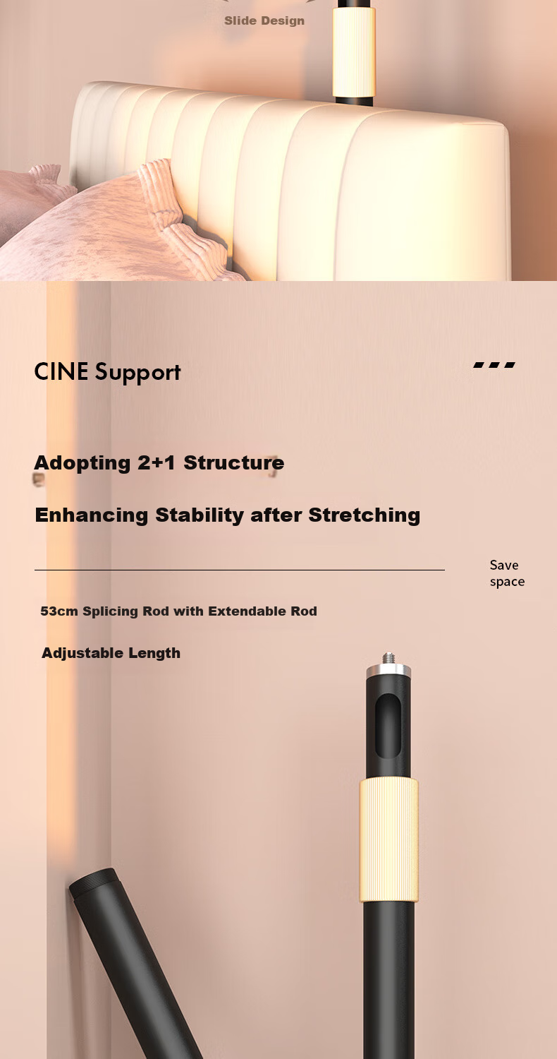 CINE Projector Stand, Floor-Standing, Wall-Mounted, Bedside, No Drilling Required, Suitable for XGIMI H3S, H6, Jianuo N3, N5, Dangbei X7, Hisense, Xiaomi, Xiaoming, Dayan Orange Projectors, PB20 4