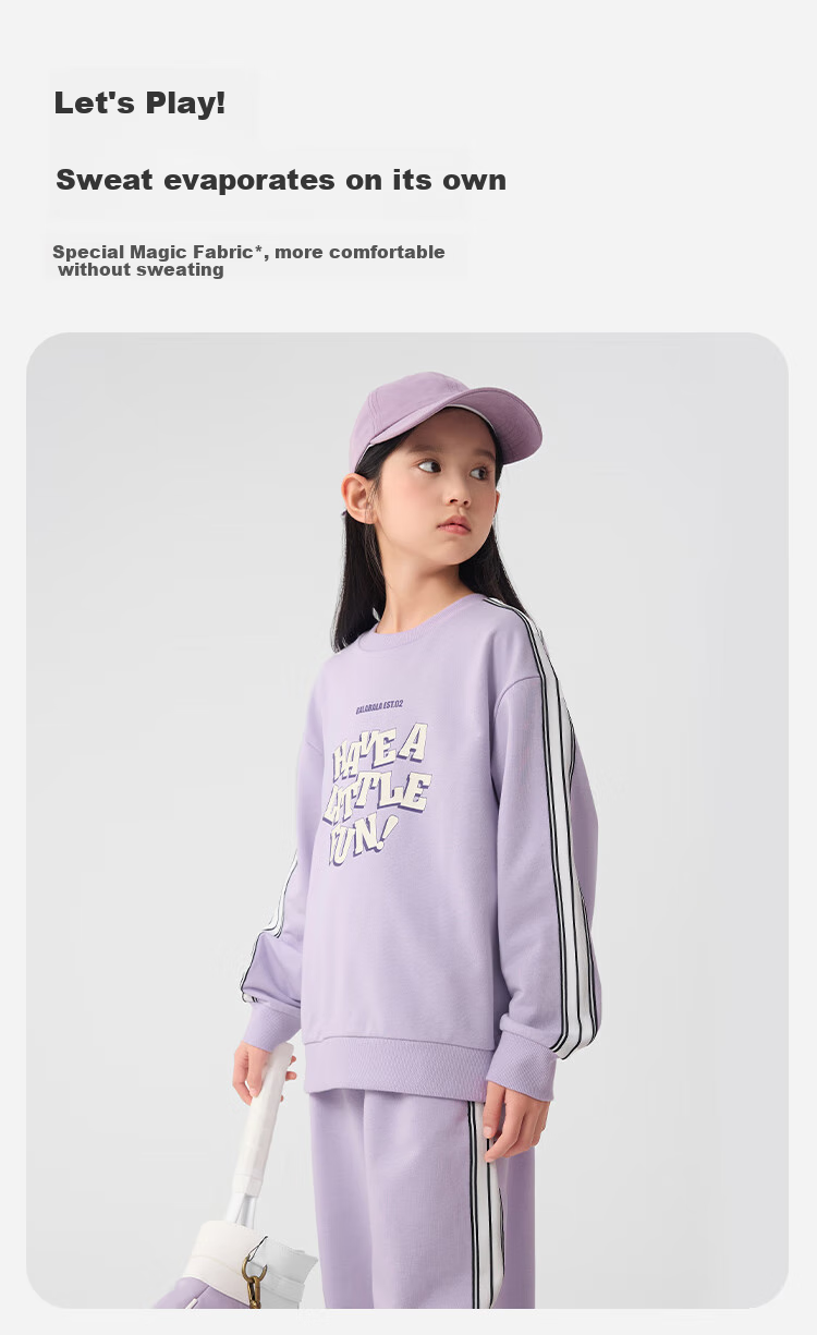 BALABALA Children's Clothing Set, Boys And Girls Long-Sleeve Spring And Autumn Outfit, Baby Loose Sweatshirt Trendy 208125104205 3