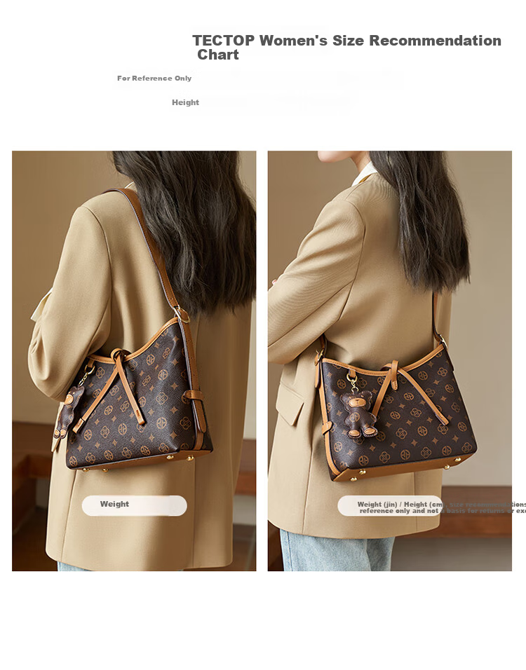 Aokang Women's Large Capacity Hobo Underarm Tote Bag Luxury Crossbody Shoulder Bag Birthday New Year Gift for Girlfriend Wife 4