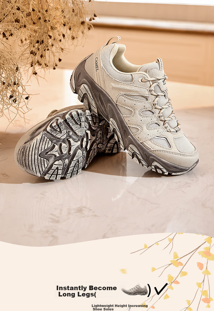 CAMEL [Wang Junkai's Choice - Triumphant] Hiking Shoes for Men And Women, Outdoor Non-Slip Wear-Resistant Climbing Sports Shoes 5