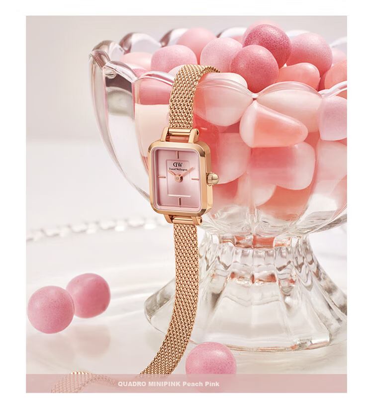 DanielWellington [Same As Masi Chun] DW Women's Watch, Retro Small Sugar Cube Light Luxury, Birthday Gift for Girlfriend, DW651 6