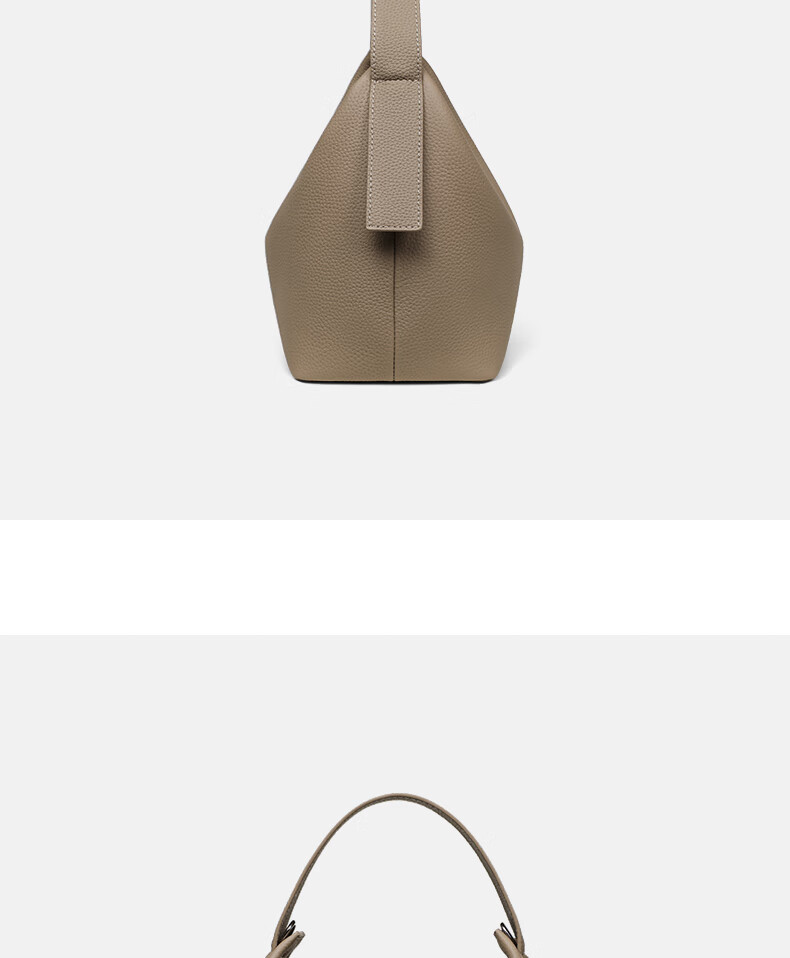 C.BANNER Top-Grain Leather Handbag, Women's Bag, Tote Bag, Shoulder Bag, Crossbody Bag, Light Luxury Brand, Birthday Gift for Girlfriend on May 20 8