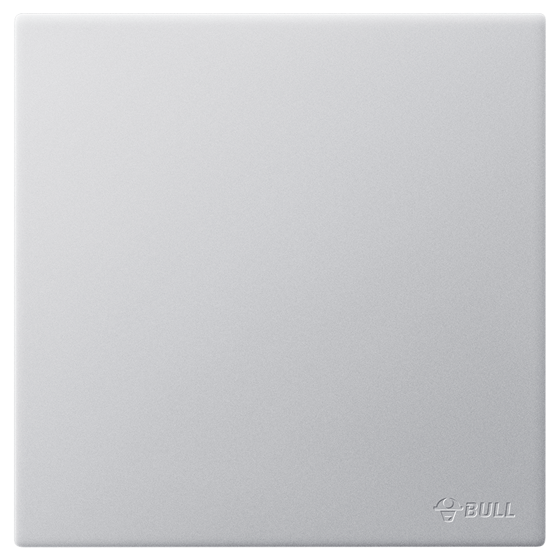 BULL G60 Series Single Control Switch Ultra-thin Large Panel Switch G60K111 Space Silver