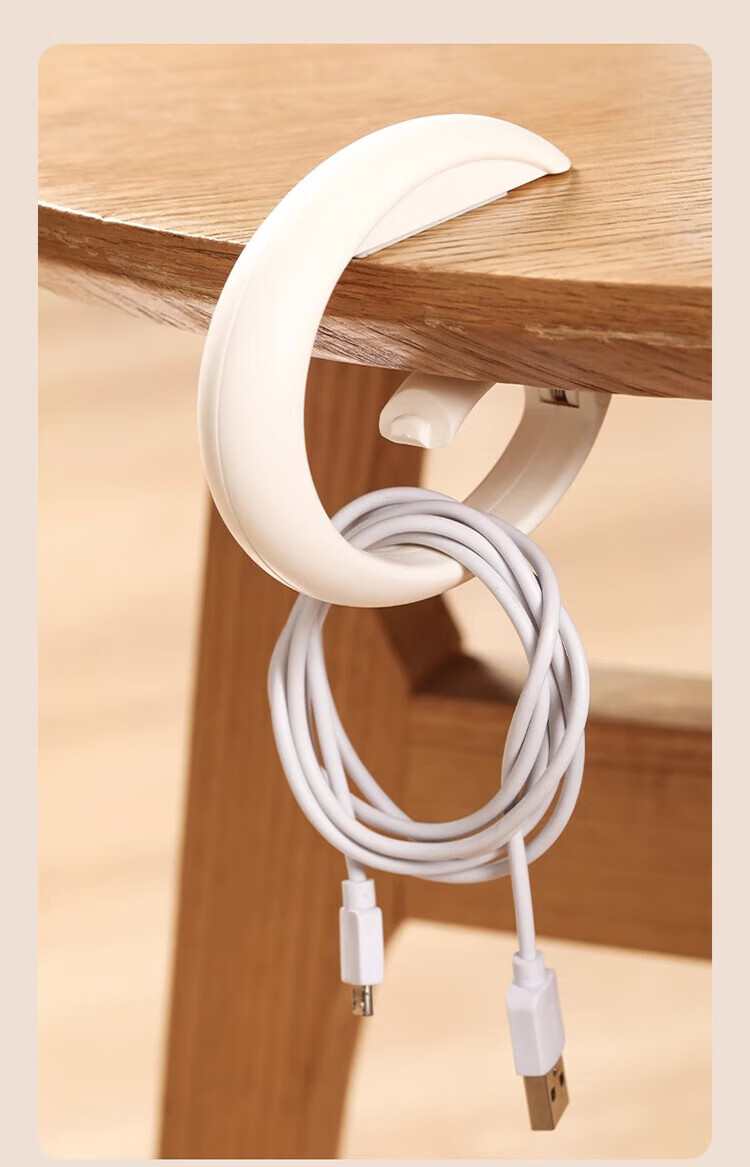 KATEI STORY Hook, Bedside, Movable, Student Dormitory, ABS Material, No-Nail Installation, Weight Capacity 5kg, Backpack Hanger 13