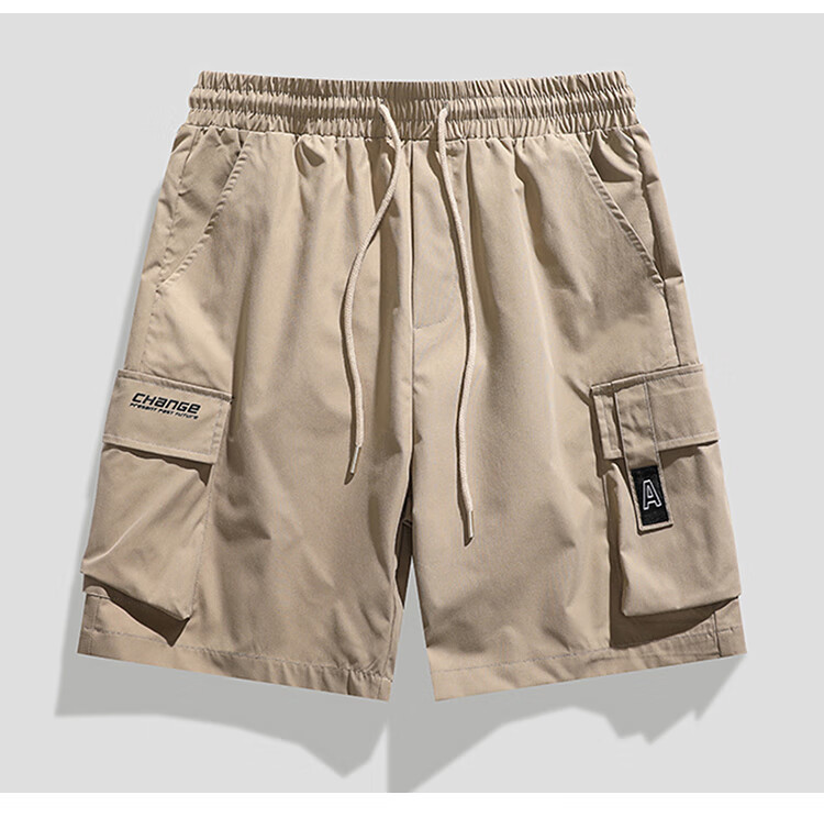 GENIOLAMODE Men's Shorts, Summer Trendy Five-Point Pants, Loose Casual Versatile Cargo Style Cool Shorts 5