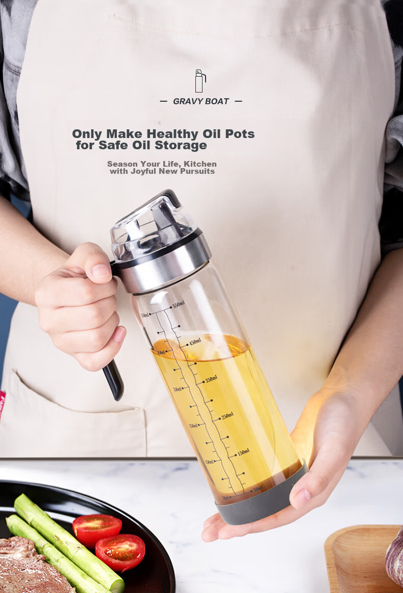 Newair Glass Oil Dispenser with Automatic Opening And Closing, Leak-Proof Kitchen Home Oil Bottle Container for Sesame Oil, Soy Sauce, Vinegar And Seasoning 3