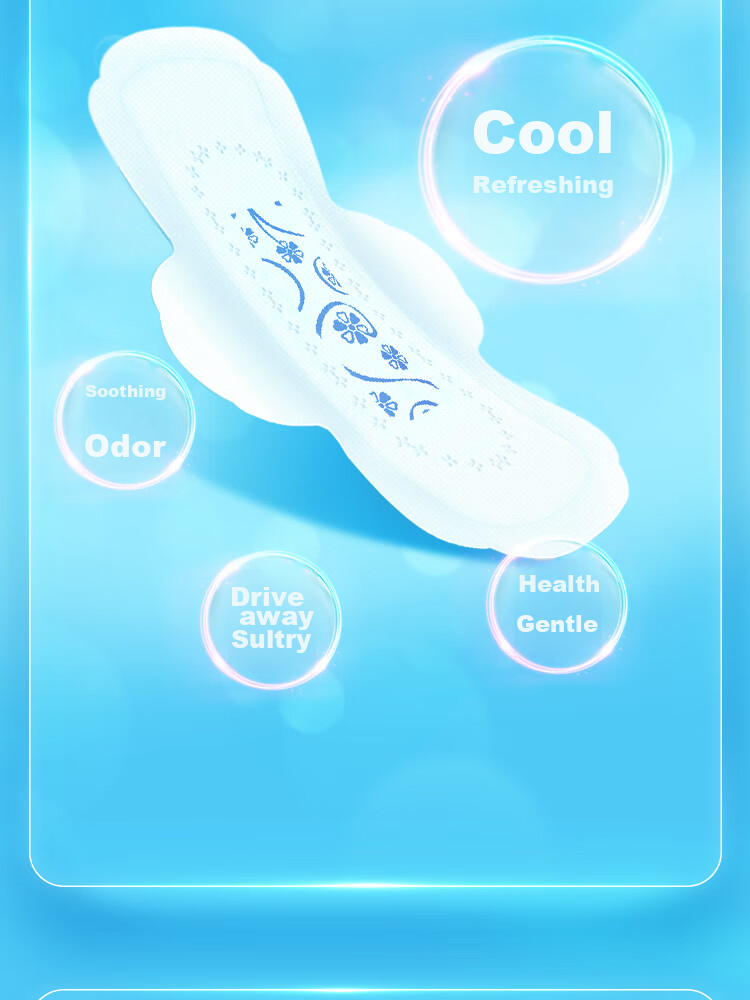 ABC KMS Thin Healthy Formula Ultra-Thin Breathable Day And Night Sanitary Napkin Set Sold by JD 8 Packs 63 Pieces 5