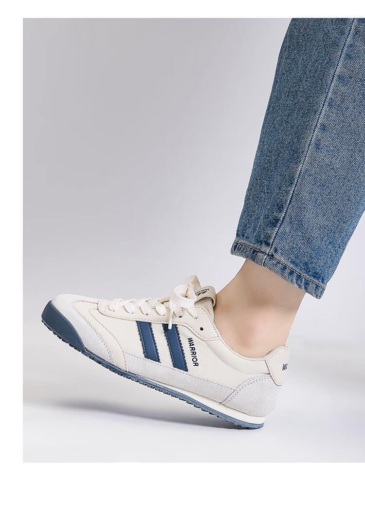 Huili Official Women's Shoes, Forrest Gump Shoes for Women, New Summer 2026 Breathable Sneakers for Women, Beige Deep Blue, Size 41 (255mm) 15