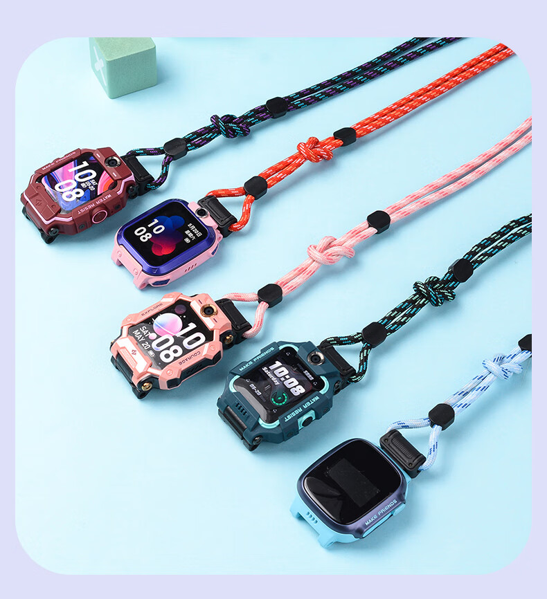 LANGLING Suitable for Xiaotiancailiang Phone Watch Strap Z10/Youth Edition Z9/Z8A/Z7S/Z6P/Z6A/Z6/N3/D3S/Q2A Official Creative Neck Strap, Sea Blue 4
