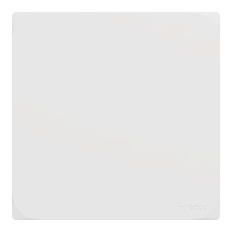 Schneider Switch Socket Panel, Blank Panel, Huan Yue Series, Elegant White Color