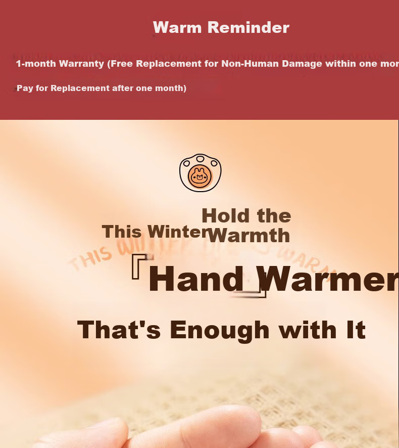 Dipuer Cat Paw Hand Warmer for Women, Rechargeable Hand Warmer Egg for Students And Children, Mini Portable Menstrual Belly Warmer - White 1