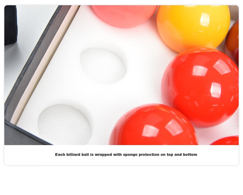 INVUI INVUI Billiard Balls, English Snooker Standard Billiard Balls, Crystal Balls, Billiard Table Accessories, 52.5mm 8