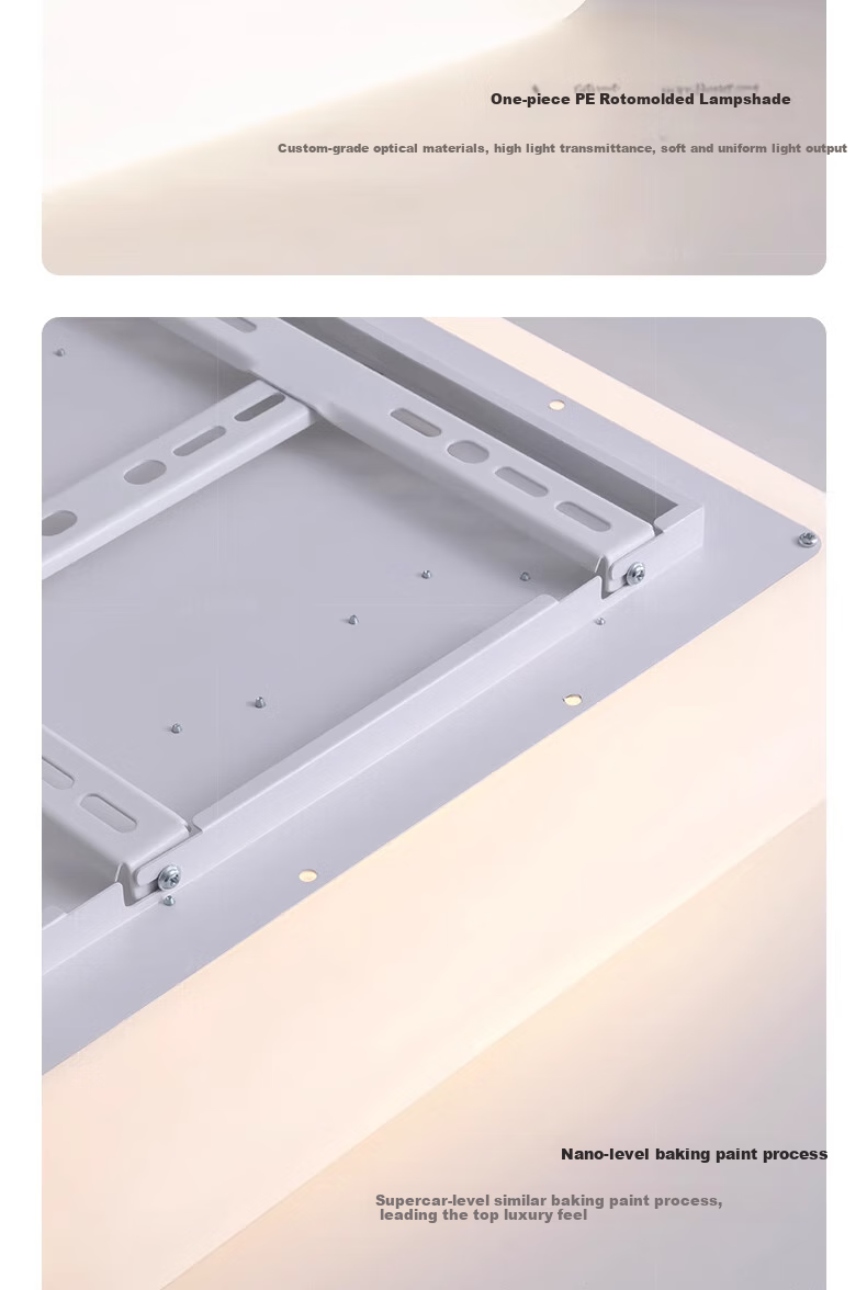 Yueying Linzhiguang Floating Light Eye-Protecting Ceiling Lamp for Living Room, Modern Minimalist Cream Style Main Lighting Fixture 28