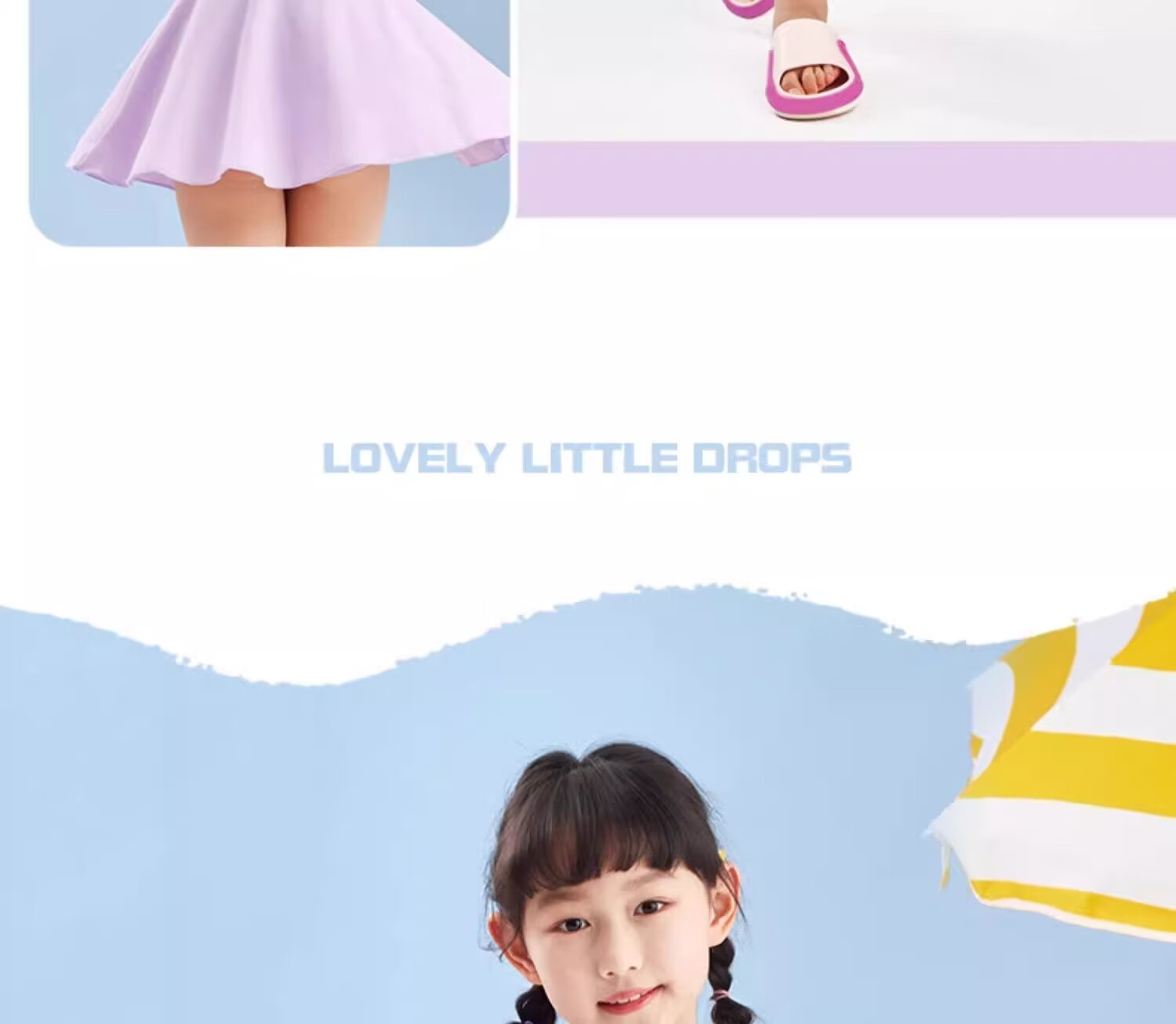 Li-Ning Children's One-Piece Swimsuit, Cute Princess-Style Swimwear for Girls, Sun Protection Swimwear 28
