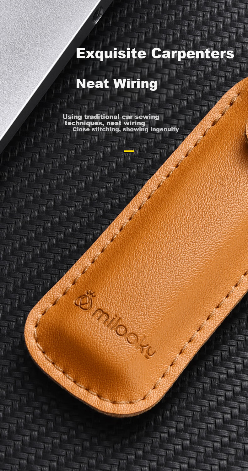 DiyiGongfang Genuine Leather USB Flash Drive Storage Case, Anti-Loss Shell, Suitable for SanDisk, Kingston, Gopro, Hikvision, USB Drive And U-Shaped Case, Cowhide Leather Business Portable Keychain Pendant Protective Cover 6