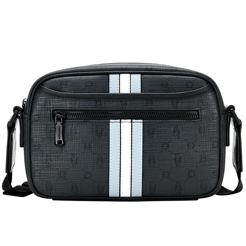 Hush Puppies Shoulder Bag for Men, Printed Simple Casual Crossbody Bag, Large Capacity PVC Shoulder And Crossbody Bag, Checkers Series