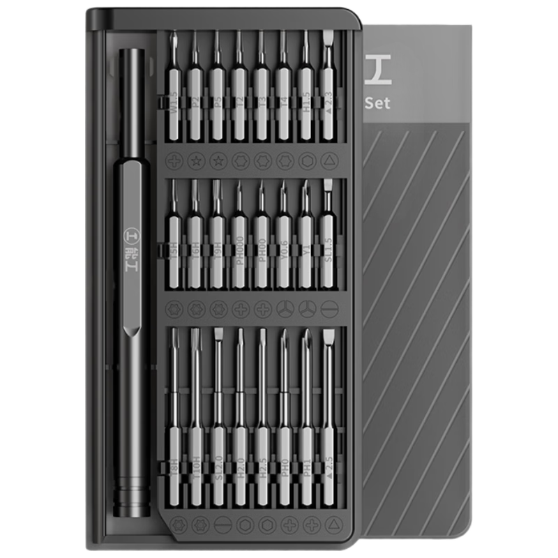 GREENER Screwdriver Set, Precision Multi-Functional Extended High-Hardness Laptop Disassembly, Phone Repair Kit, 34-Piece Set