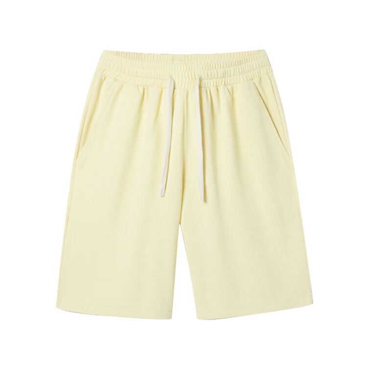 GENIOLAMODE Men's Shorts, Cool Waffle Pattern, Solid Color, Simple Casual Loose Fit, Youth Student Basketball Shorts 5