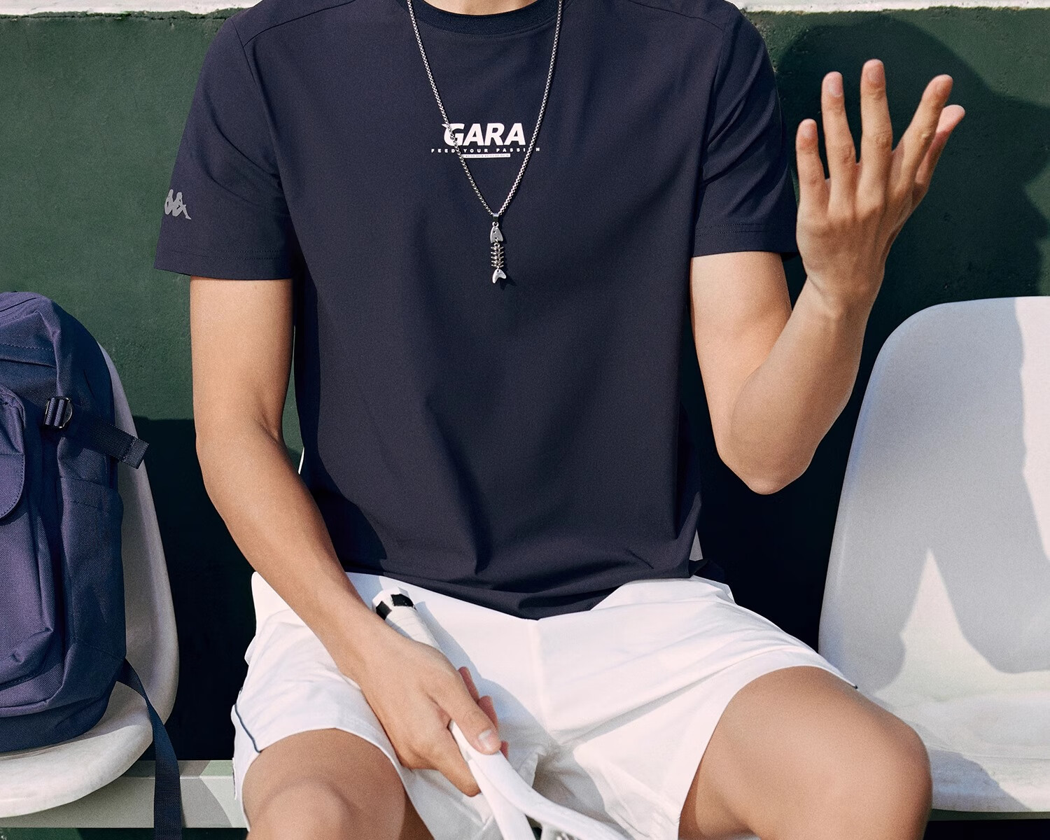Kappa Back-to-Back Summer 2026 New Sunscreen Sports Short Sleeve T-Shirt Men Cool Breathable Top K0F32TD70D 20