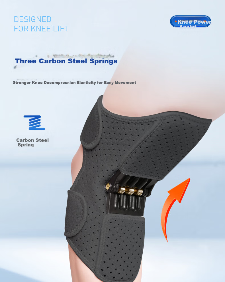 Chidong Knee Brace, Patellar Tendon Support, Joint Hiking Aid, Sports Knee Support, Splint, Black, Single Piece 3