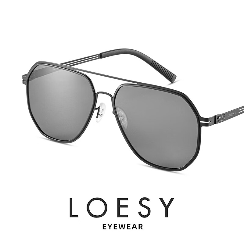 Солнцезащитные очки LOESY Ultra-Light 18g, поляризованные, УФ-защита, для мужчин, черный